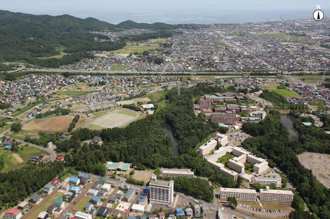 山屋敷地区 航空写真2（拡大）